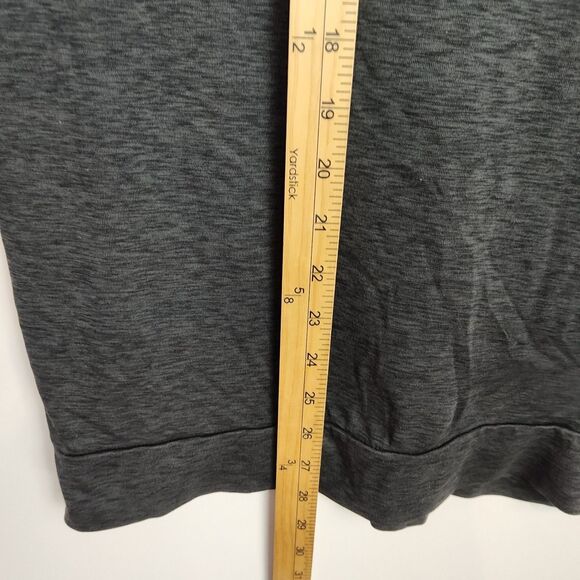 Nike Dri-Fit Light Hoodie Sweatshirt Men's L Charcoal Gray Hooded Long Sleeves - Picture 6 of 10